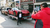 Görenler Hemen Telefona Sarıldı...Edirnelilerin ‘Ferrari’ İle İmtihanı “10 Numara 5 Yıldız”