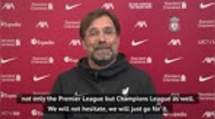 Klopp urges Liverpool players to rise to top-four challenge