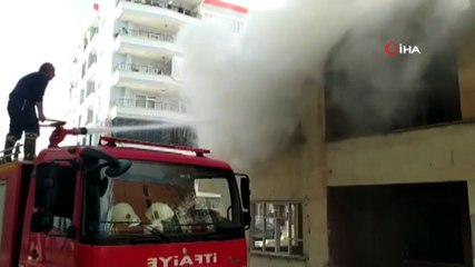 Siirt'te metruk ev kimliği belirsiz kişilerce ateşe verildi