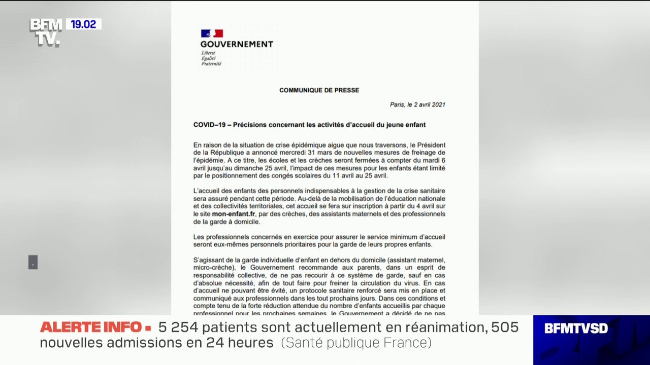 Le gouvernement "ne suspend pas" l’activité des assistantes maternelles mais déconseille aux parents d’y avoir recours