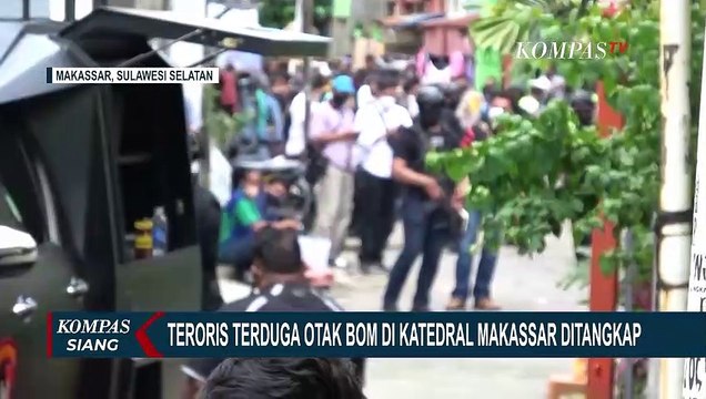 Teroris Terduga Otak Bom Gereja Katedral Makassar Ditangkap