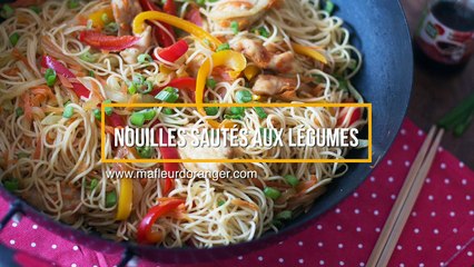 Recette Asiatique Très Rapide : Nouilles Sautés Aux Légumes