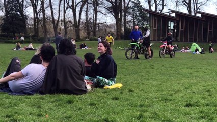 Motorbikes at Avenham Park