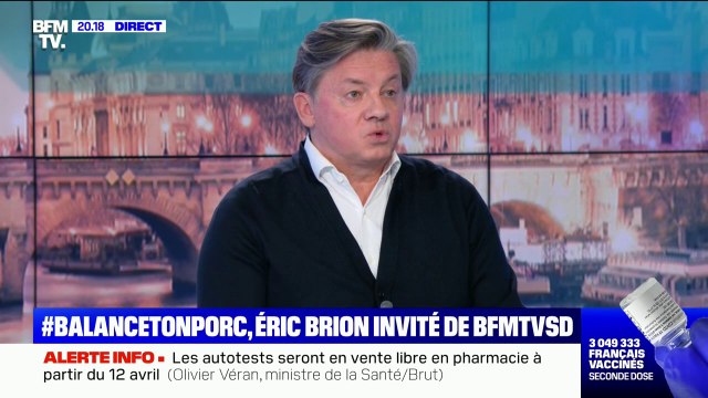 Éric Brion à propos de #BalanceTonPorc: Je ne regrette pas d'avoir dit la vérité
