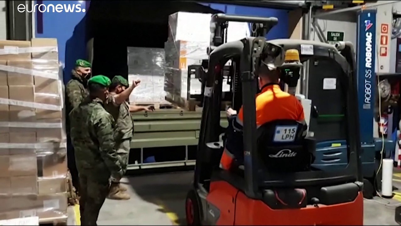 شاهد: إسبانيا تتسلم شحنة جديدة من لقاح أسترازينيكا المضاد لكوفيد-19