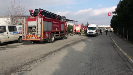 İplik fabrikasında çıkan yangın, 5 saatlik çalışmada kontrol altına alındı