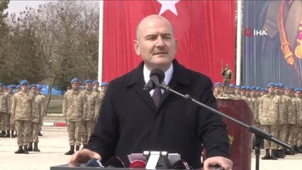Bakan Soylu komandolara böyle seslendi: "Rehavet bizim düşmanımız. Terör örgütlerinden daha büyük düşmanımızdır"