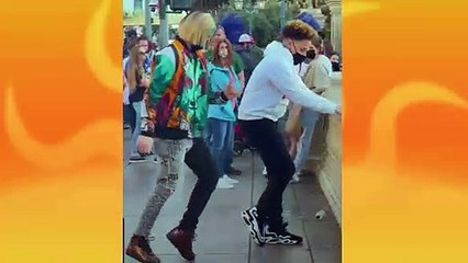 our dance in the street of Qatar.