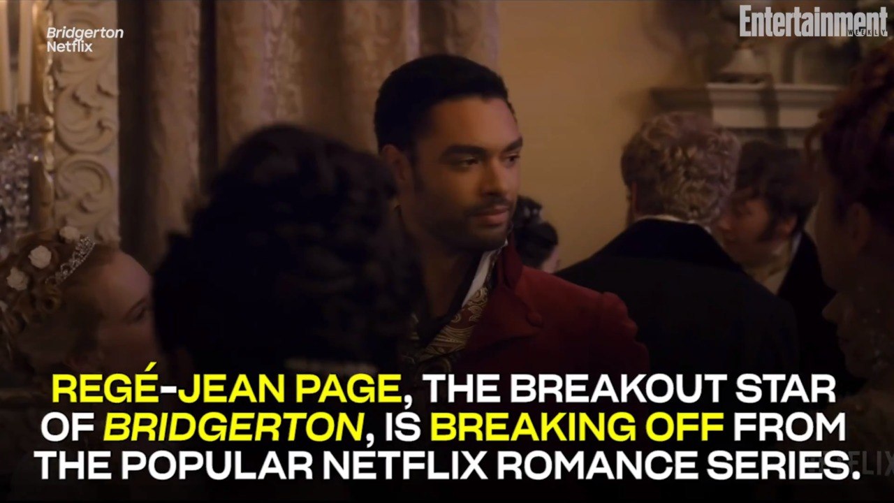 Lady Whistledown Reveals Regé-Jean Page Will Not Return for 'Bridgerton' Season 2