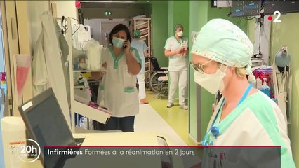 Covid-19 : des infirmières formées en deux jours pour aider les services de réanimation