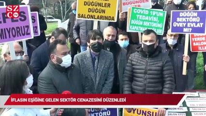 İflasın eşiğine gelen sektör cenazesini düzenledi