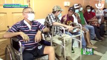 Pacientes reciben segunda dosis de vacuna contra la Covid-19 en Chinandega