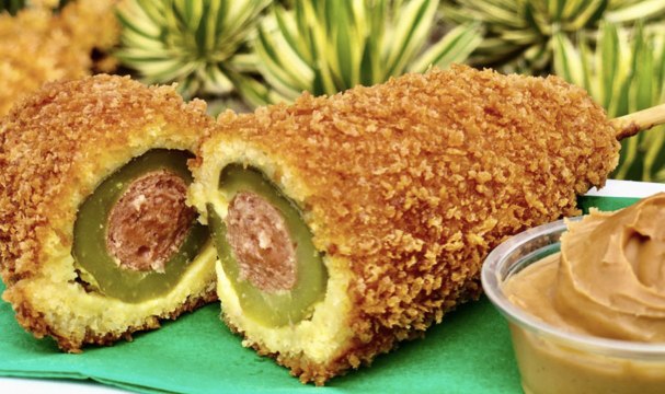 Disneyland Is Selling Gigantic Pickle-Stuffed Corn Dogs