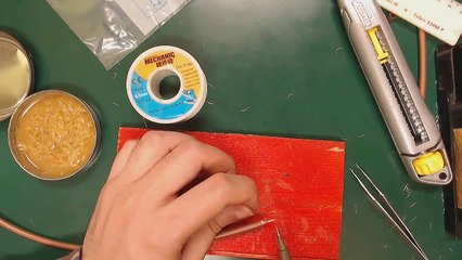 Construção de um cabo coaxial com conectores SMA (RG-400)