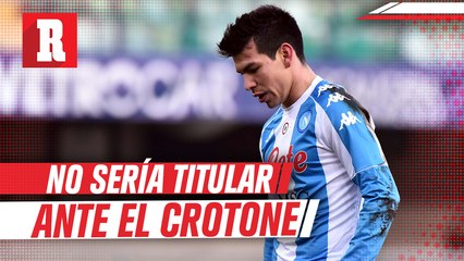 Chucky Lozano no sería titular ante el Crotone