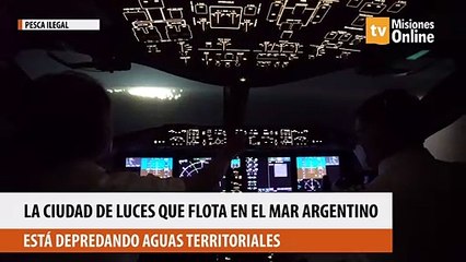 La ciudad de luces que flota en el Mar Argentino