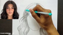 How To Draw Charli D'Amelio Tik Tok Star ✨ Step By Step | Drawing Tutorial | Youcandraw