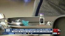 Clinica Sierra Vista is now allowing anyone 18 and over to be vaccinated