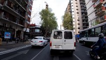 Avenida corrientes - Ciudad de Buenos Aires - Buenos aires city -Argentina - Driving