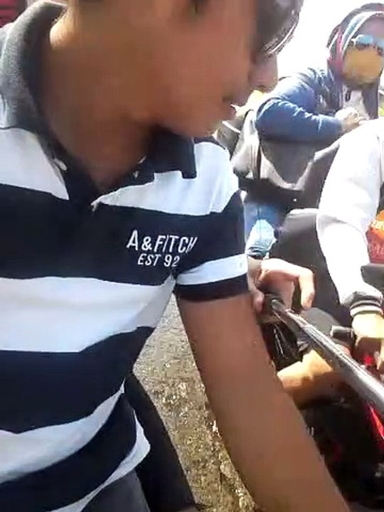 Riding Motorcycle