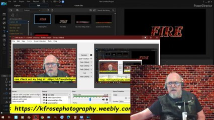 HOW to make FIRE text l PowerDirector 18 l YouTube tips