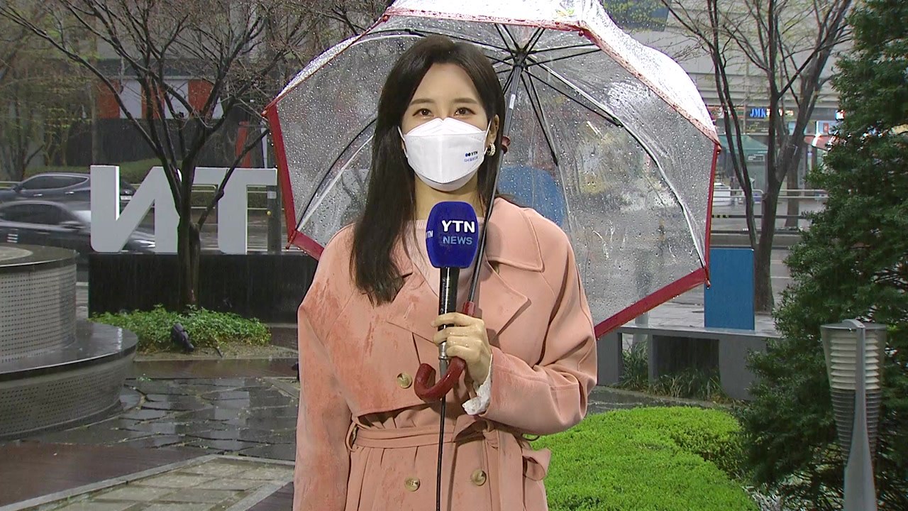 [날씨] 전국 봄비 흠뻑...제주·남해안 강풍 주의 / YTN