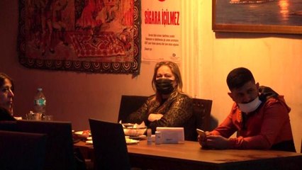 Ataşehir'de kısıtlamada açık olan eğlence mekanına baskın