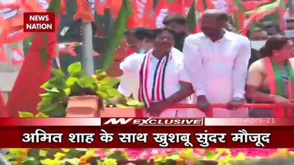 चेन्नई में गृहमंत्री अमित शाह का रोड शो