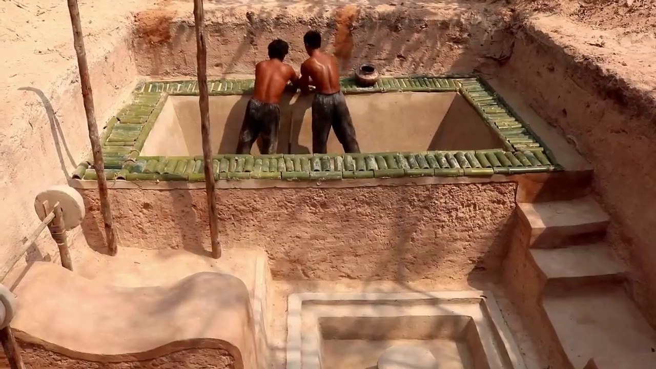 Build Groundwater Well, House, Gym, Fish Pond & Underground Swimming Pool