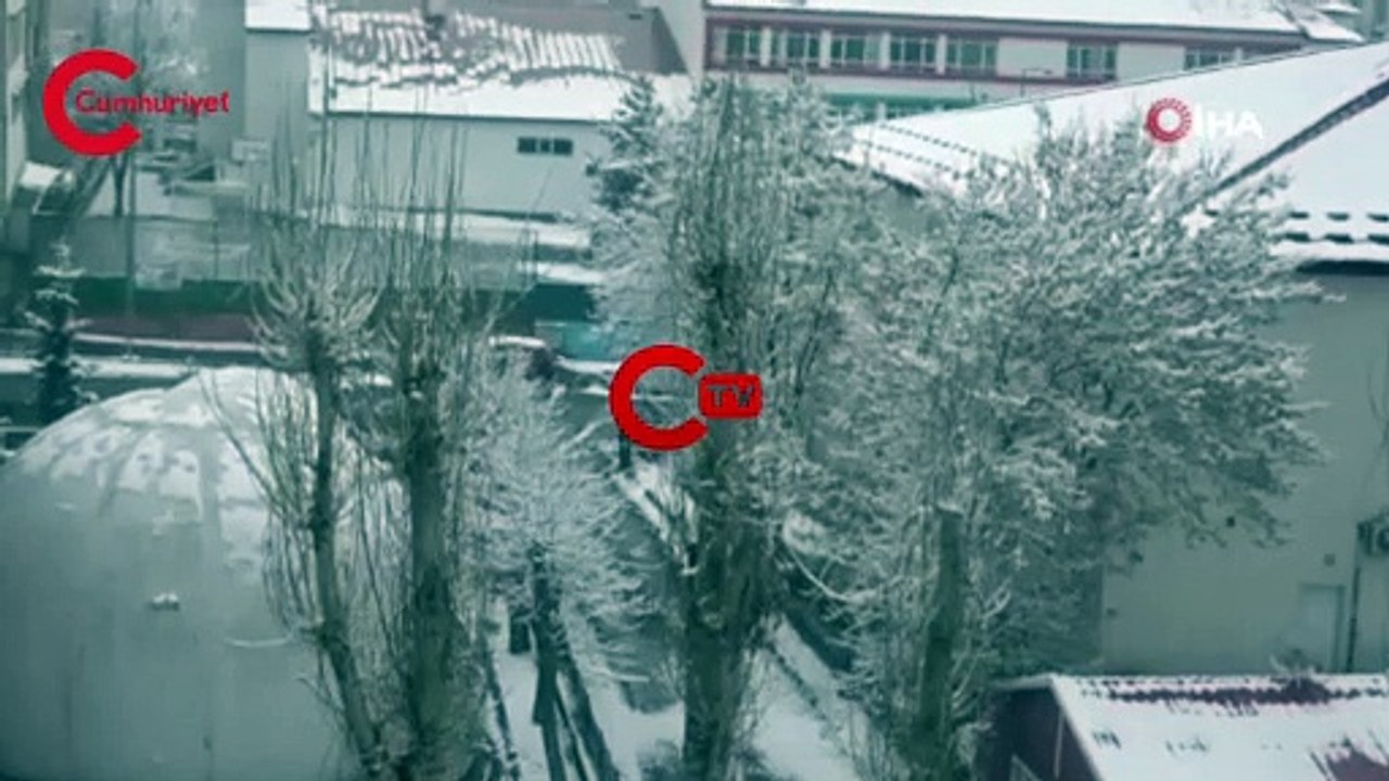 Nisan ayında kar şaşkınlığı
