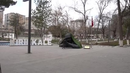 KIRIKKALE - Sokağa çıkma kısıtlaması nedeniyle sessizlik hakim