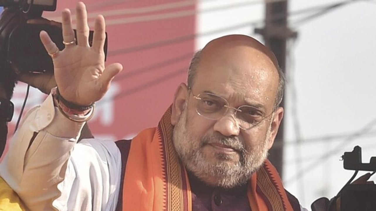 Tamil Nadu polls: Amit Shah holds mega roadshow in Chennai seeking votes for Khushbu Sundar