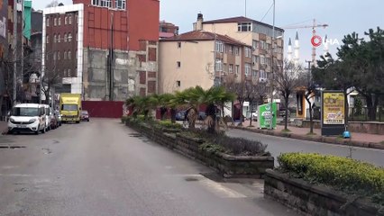 Zonguldak sokakları kısıtlamada sessiz kaldı