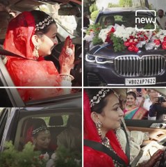 Kolkata Bride Drives Groom Home After Vidaai