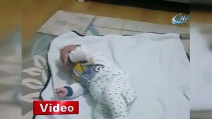 Sehit bebeğin son görüntüsü yürekleri dağladı