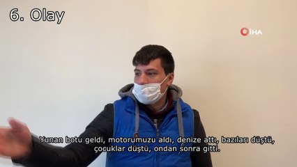 Yunanlıların dövdüğü düzensiz göçmen “Yaklaşık yarım saat bizi dövdüler”