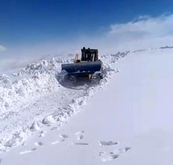 Kar kalınlığı 4 metreyi aştı
