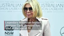 Carla Zampatti - Legendary Australian fashion designer dies, aged 78