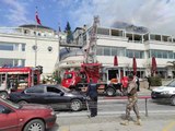 Son dakika haberleri | Baltalimanı Polis Evi'nin çatısında yangın -1