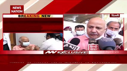 Corona Vaccination:Manish Sisodia, his wife took first dose of vaccine