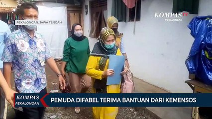 Pemuda Difabel Penjual Rokok Mendapat Bantuan dari Kemensos