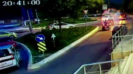 Beykoz'daki feci kaza güvenlik kameralarında