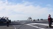 US Aircraft Carrier • Flight Deck Helicopter Operations