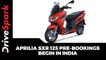 Aprilia SXR 125 Pre-Bookings Begin In India