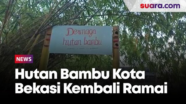 Awal Pandemi Sepi Pengunjung, Hutan Bambu Kota Bekasi Saat Ini Kembali Ramai