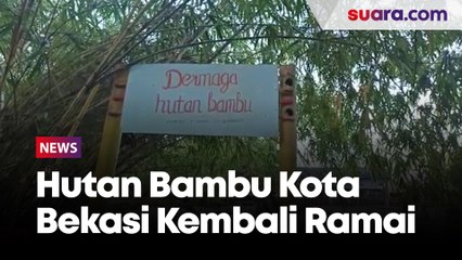 Awal Pandemi Sepi Pengunjung, Hutan Bambu Kota Bekasi Saat Ini Kembali Ramai
