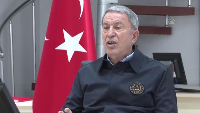 Son dakika haber: Milli Savunma Bakanı Akar'dan sınır hattında terörle mücadele mesajı (2)