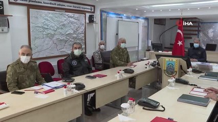 Akar ve TSK komuta kademesine Şırnak'ta yoğun ilgi