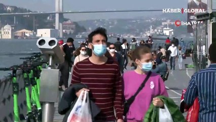 Tehlikeli kalabalık! Kısıtlamada Kız Kulesi doldu taştı