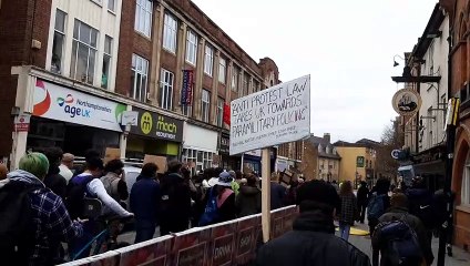Kill the Bill protest Northampton